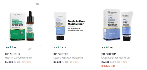 Image of DR. SHETHS Beauty Product Buy 2 Get 1 Free