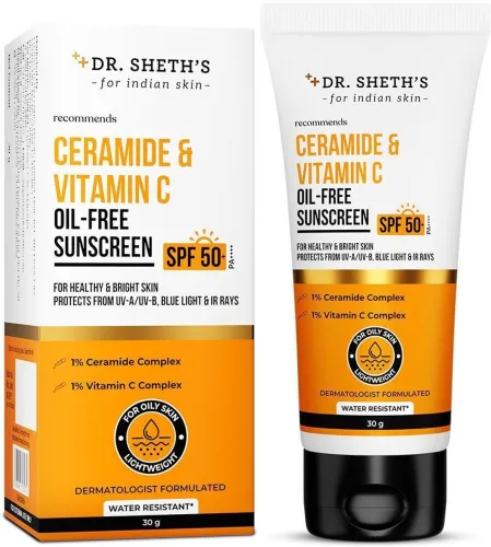 Image of Dr. Sheths Sunscreen - SPF 50 PA+++ 30gm