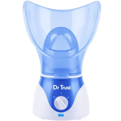 Image of Dr Trust Home Spa Face/Nose Vapouriser Steamer For Cold & Cough (Blue Vaporiser) 901