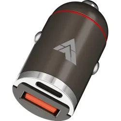 DR VAKU® ESSENVOLT 65W Car Charger Fast Charging Dual Port Type C PD PPS 65W + 18W QC 3.0 USB Car Mobile Laptop Adapter 