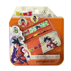 Dragon Ball Z 5 pcs Stationery SetSchool Supplies Kit Multicolor Return Gift for Kids Age 3 Years +
