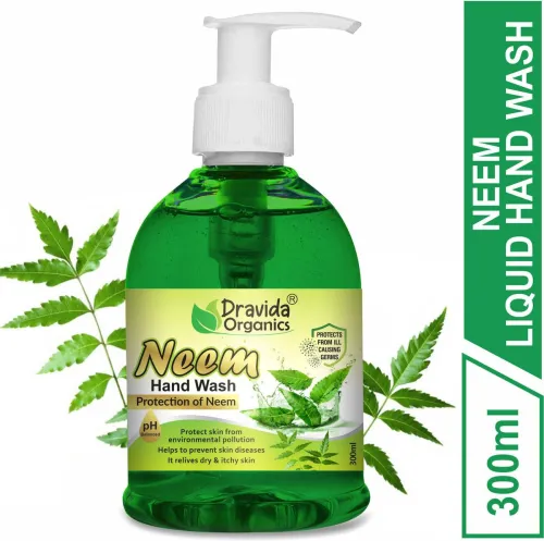 Image of Dravida Organics Neem Anti Bacterial Hand Wash (300 ml)
