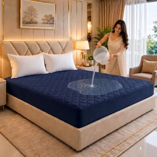 Image of Dream Care Sapphire Regal Waterproof Mattress Protector Cover Single
