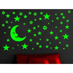 DreamKraft Vinyl Glow-in-the-Dark Window Stickers