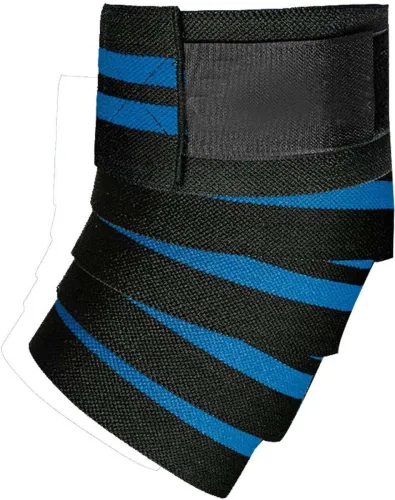 Image of DreamPalace India Knee Support Brace – Knee Cap & Wrap for Pain Relief (1 Pc, Black/Blue)