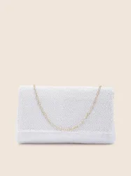 Dressberry  Casual White Clutch