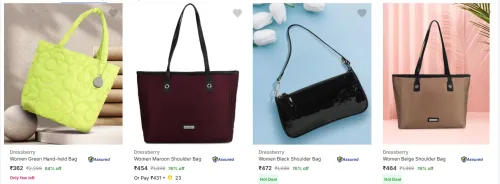 Image of Dressberry Handbags at minimum 70% Discount