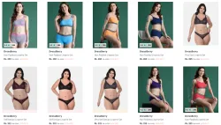 DressBerry Non Padded Lingerie Set starting @ ₹250