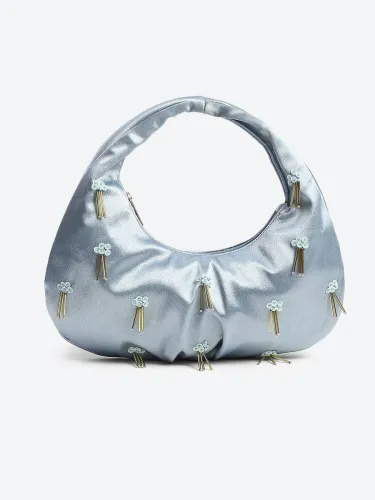 Image of Dressberry Women Blue Messenger Bag