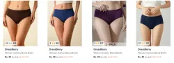 DressBerry Women Briefs Starting Price ₹39