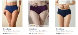 DressBerry Women Briefs Upto 84% Discount