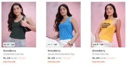 Dressberry Women Clothing Upto 73% Off
