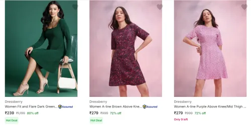 Image of Dressberry Women Dress Starting @ ₹239