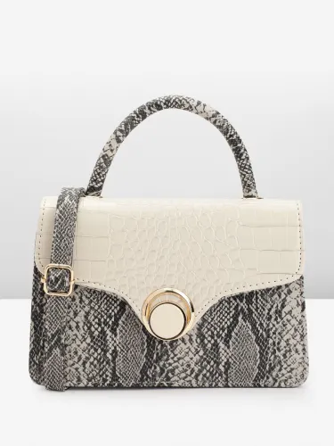 Image of Dressberry Women White Satchel