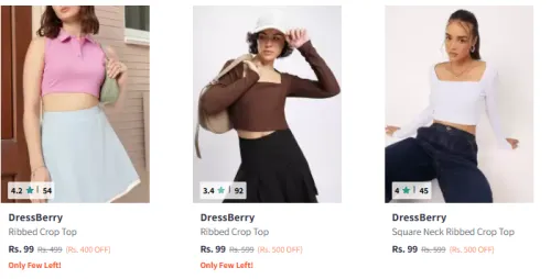 Image of Dressberry Women's Top Starting at ₹99