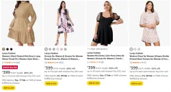 Dresses foe womens at 80% off 
