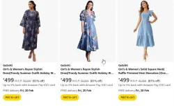 Dresses for womens upto 80% off