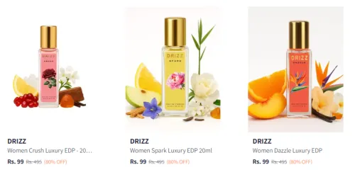Image of Drizz Perfume Flat at ₹99