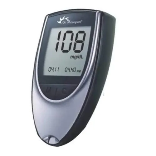 Image of Dr. Morepen Gluco-One BG-03 Blood Glucose Monitor (Silver)