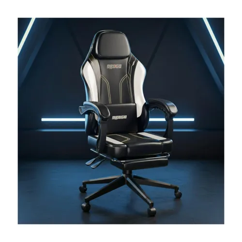 Image of DROGO Ergonomic Chair with Adjustable Neck & Lumbar Pillow