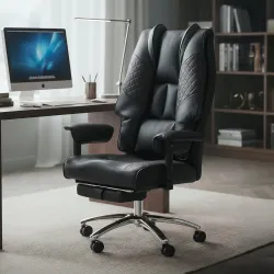 DROGO Leather Monarch Pro Ergonomic Office Chair for Work from Home