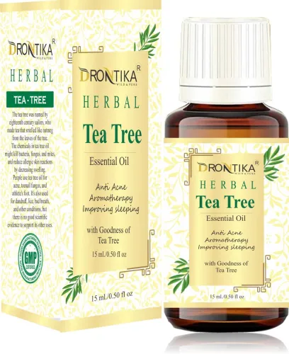 Image of drontika 100% Pure & Natural Tea Tree Essential Oil (15 ml)