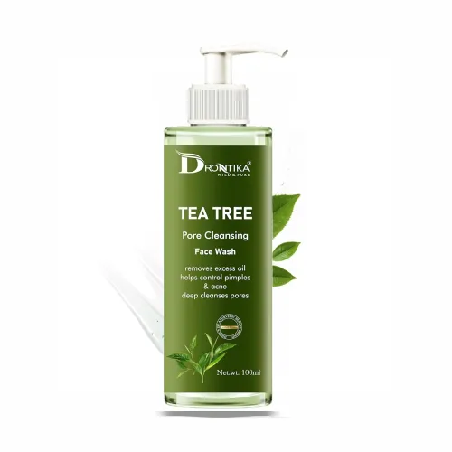 Image of Drontika Tea Tree Face Wash with Niacinamide, 100 ml