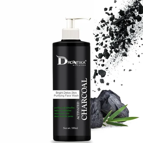 Image of Drontika Wild Charcoal Bright Detox Face Wash 100ml