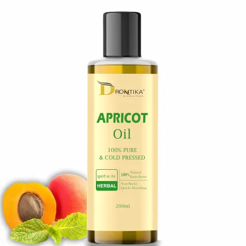 Image of Drontika Wild & Pure Apricot Oil 100% Pure & Cold Pressed