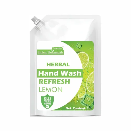 Image of Drontika Wild & Pure Ayurvedic Lemon Hand Wash Refill (1000 ml)