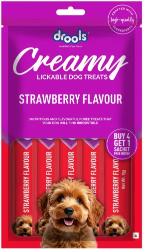 Image of Drools (15g x5) Strawberry Dog Treat (375 g)