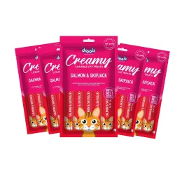 Drools Creamy Lickable Cat Treats (75g x 5 Pouches) Total 375g