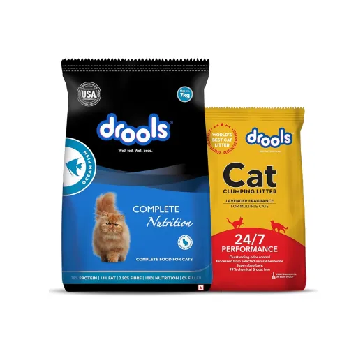 Image of Drools Dry Adult Cat Food & Litter Combo 12Kg 