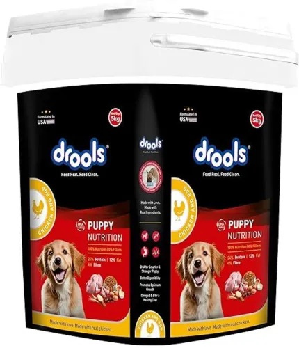 Image of Drools Inside Container Egg and Chicken 5 kg Dry Young Dog Food