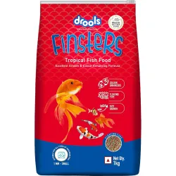 Drools Finsters Tropical Fish Food 1mm 1kg Pouch