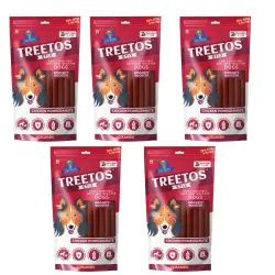 Dr. Pets Pack of 5 Chicken Pomegranate Dog Chew Sticks for Dental Stick, Calcium Bone and Chicken Dog Biscuits Healthy T