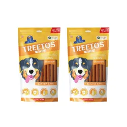 Dr Pets Pack of 2 Treetos Soft Dog Treats Chicken