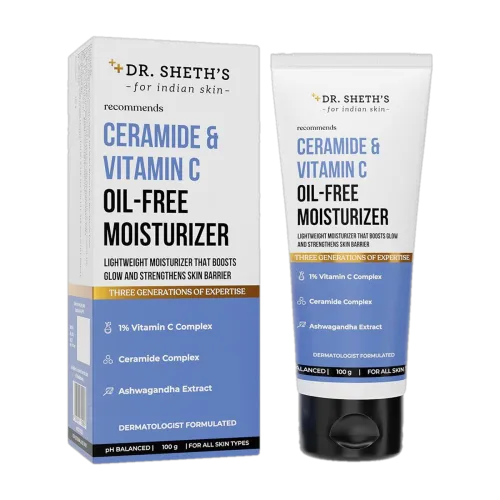 Image of Dr. Sheth’s Ceramide & Vitamin C Oil-Free Moisturizer, 100g