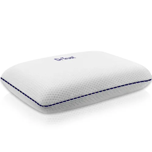 Image of Dr Trust USA Memory Foam Pillow – 60x40x11 cm, White