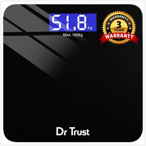 Image of Dr Trust Zen Rechargeable Digital Personal Weighing Scale, 180kg Capacity