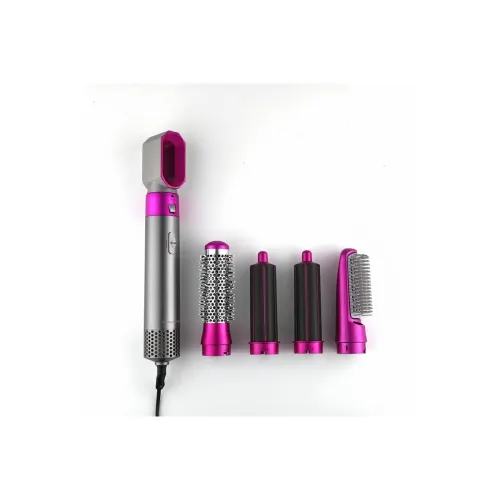 Image of Drumstone (15 Years Warranty) 5 In 1 Hair Dryer Air Brush Styler And Volumizer Hair Straightener Curler Comb 5-In-1 Hot 