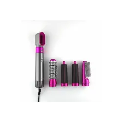 Drumstone (15 Years Warranty) 5 In 1 Hair Dryer Air Brush Styler And Volumizer Hair Straightener Curler Comb 5-In-1 Hot 