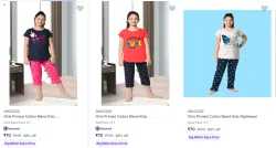 DRUZZEE Girls Cotton Nightwear Starting At @₹70