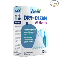 Dry Clean At-Home Liquid Sheets | Ultimate Protection For Silk Saree and Chiffon, Cotton, Georgette, Linen, and Woolen |