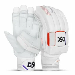 DSC Krunch 5.0 Leather Cricket Batting Gloves for Mens, Size - Youth, Right Hand