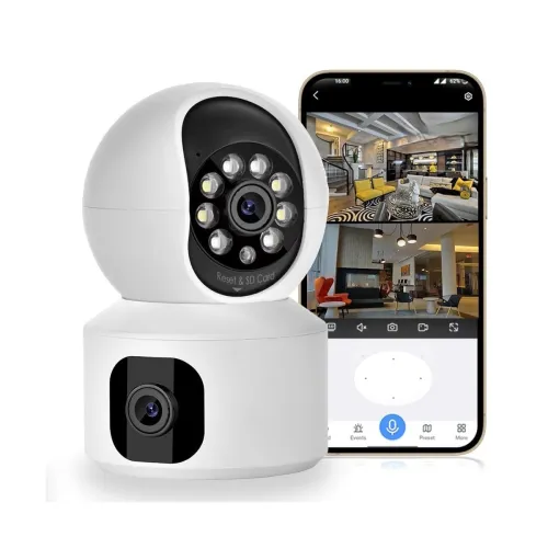 Image of Dual Lens 4MP WiFi CCTV Camera