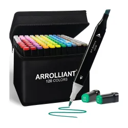 Dual Tip Alcohol Markers Pen Set of 120