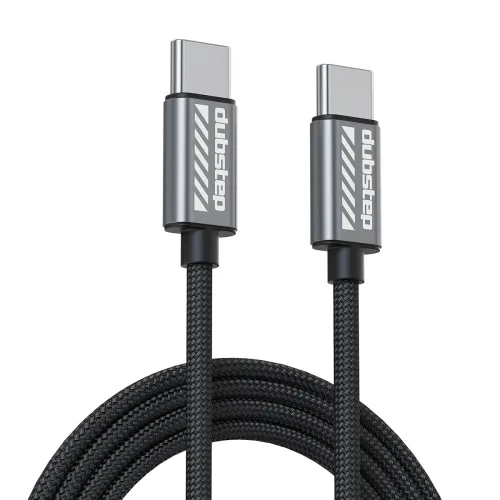 Image of Dubstep Blaze Flash 65W Type-C to Type-C Nylon braided 1.25m Data Fast Charging Cable 