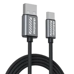 Dubstep Blaze Flash 50W USB Type C Nylon Braided Cable