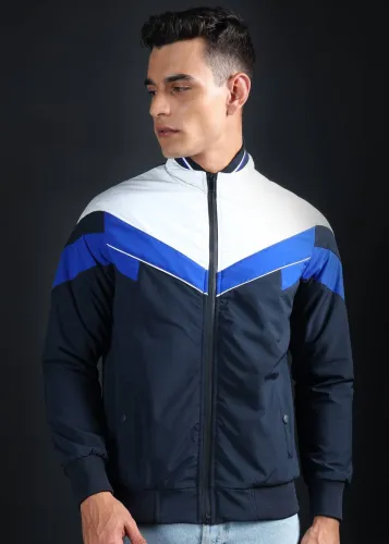 Image of DUCATI Men Colorblock Biker Riding Jacket 